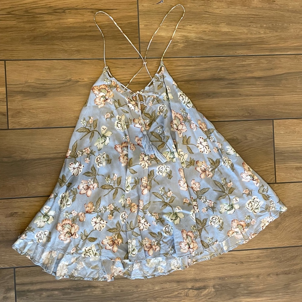 Cotton candy mini summer dress